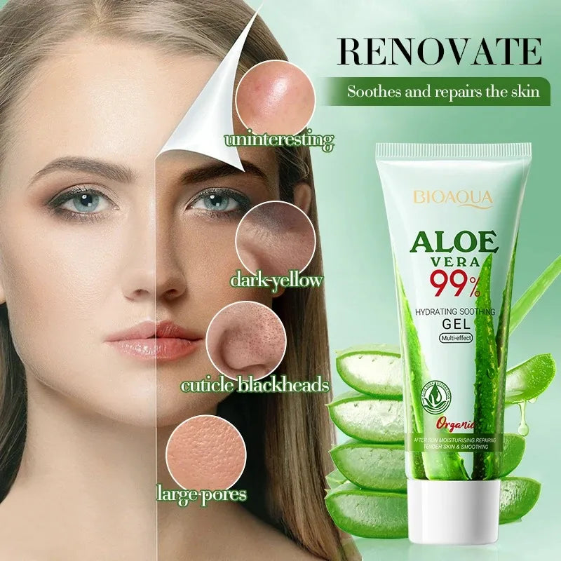 Hydrating Aloe Vera Soothing Gel for Face and Body - 2