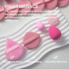 35-Piece Professional Makeup Applicator and Beauty Sponge Set