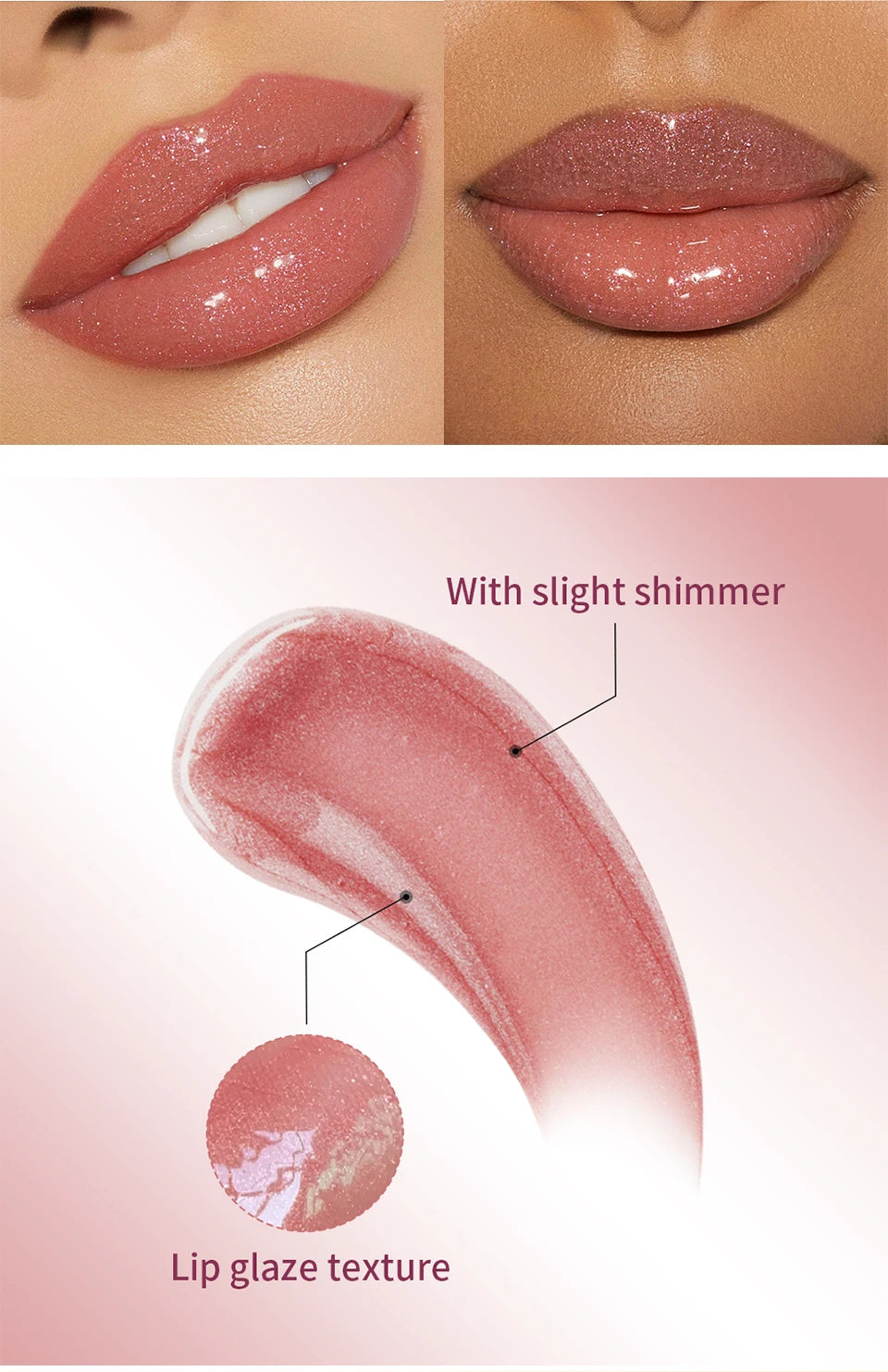 Hydrating Shimmer Lip Gloss for Plump and Moisturized Lips