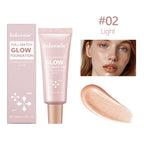 Hydrating Liquid Glow Foundation and Highlighter