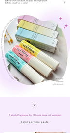 Portable Floral Solid Perfume Stick for Long-Lasting Fragrance