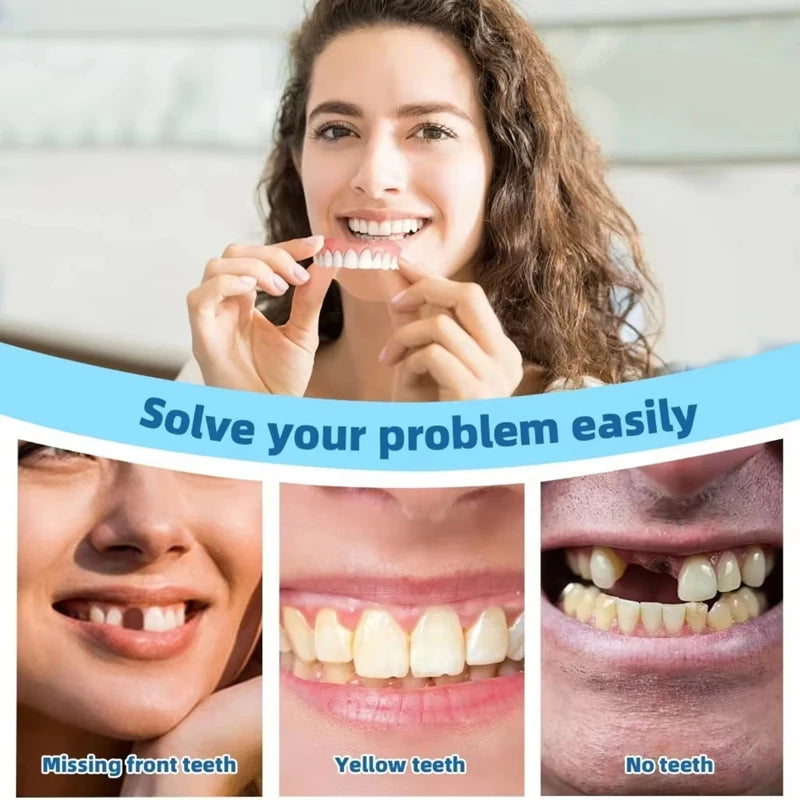 Comfortable Silicone Smile Enhancer Dentures