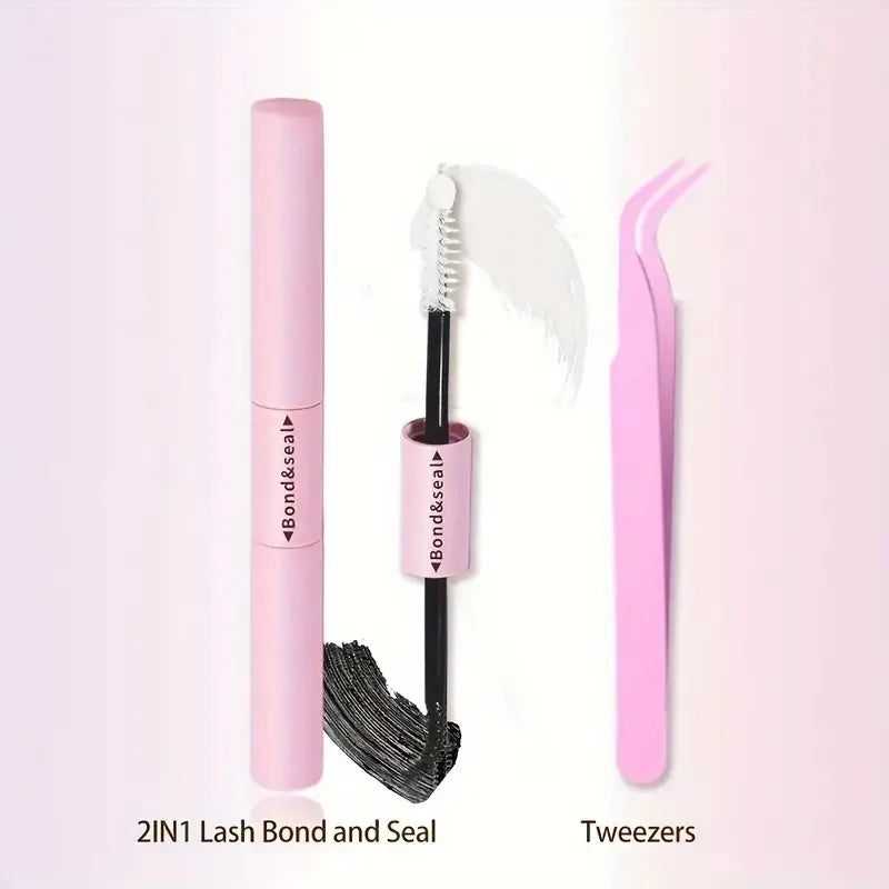 2-in-1 Waterproof Lash Bond and Seal for DIY Cluster Lashes