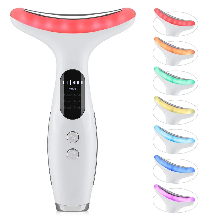 7-Color LED Skin Tightening & Neck Lifting Device