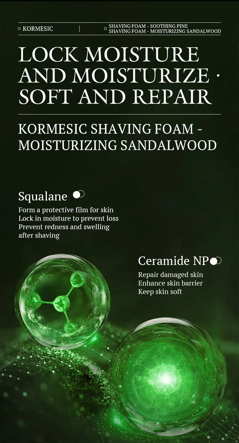Men's Moisturizing Beard Softening Shaving Foam