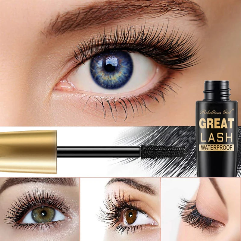 5D Waterproof Silk Fiber Volumizing Mascara