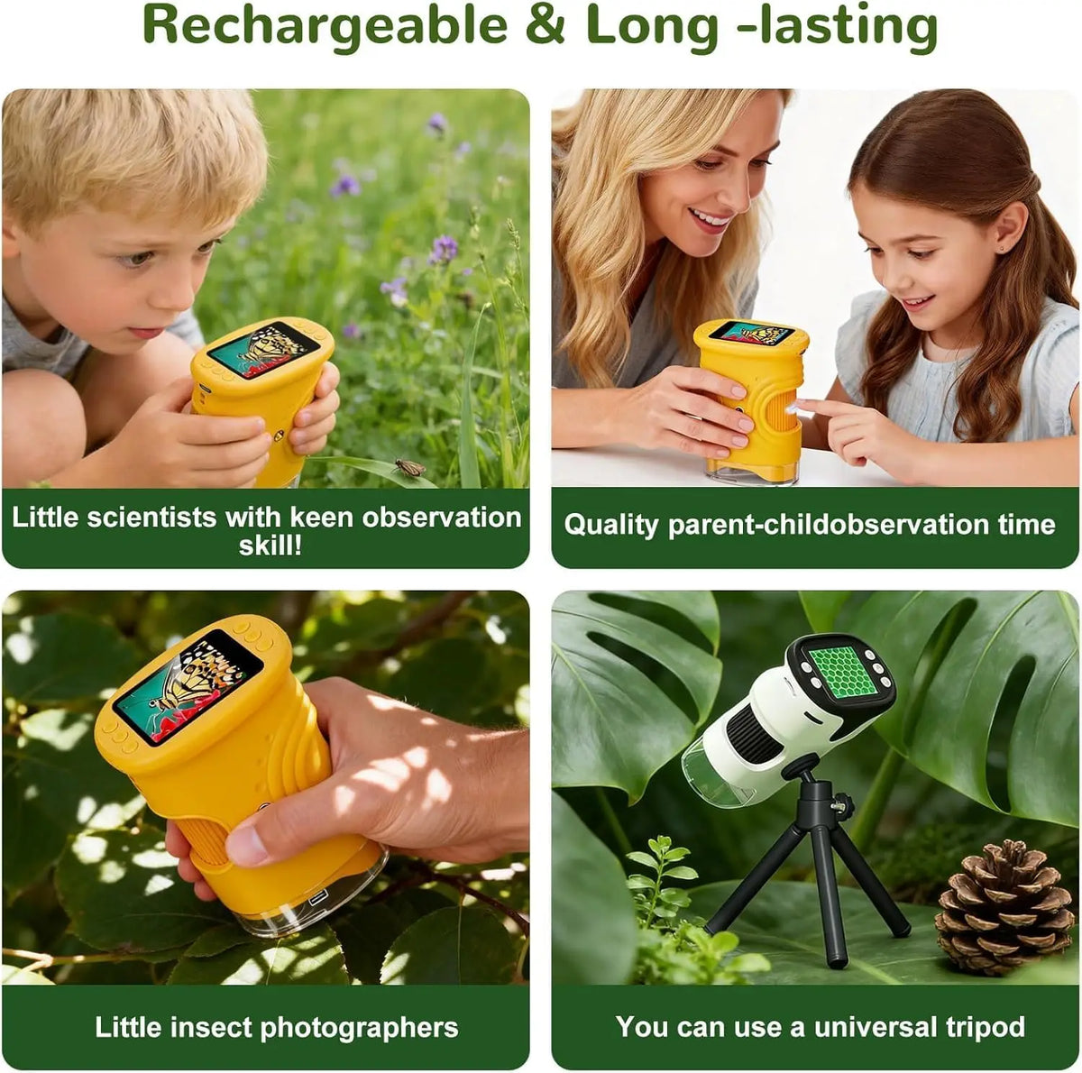 Portable Digital Microscope for Kids