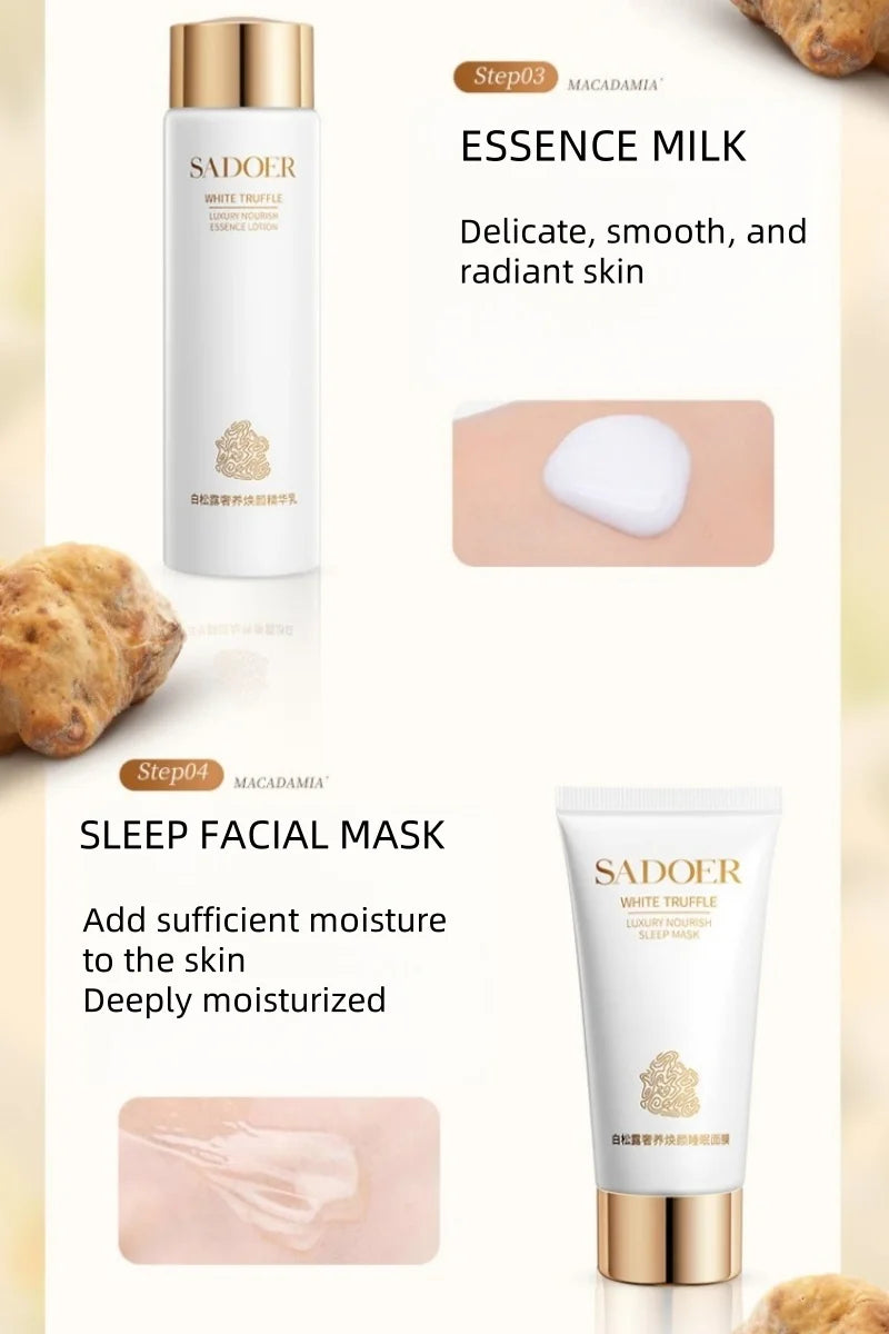 White Truffle Luxury 6-Piece Facial Skincare Set - 8