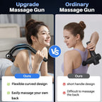 Dual-Head Handheld Muscle Massage Gun
