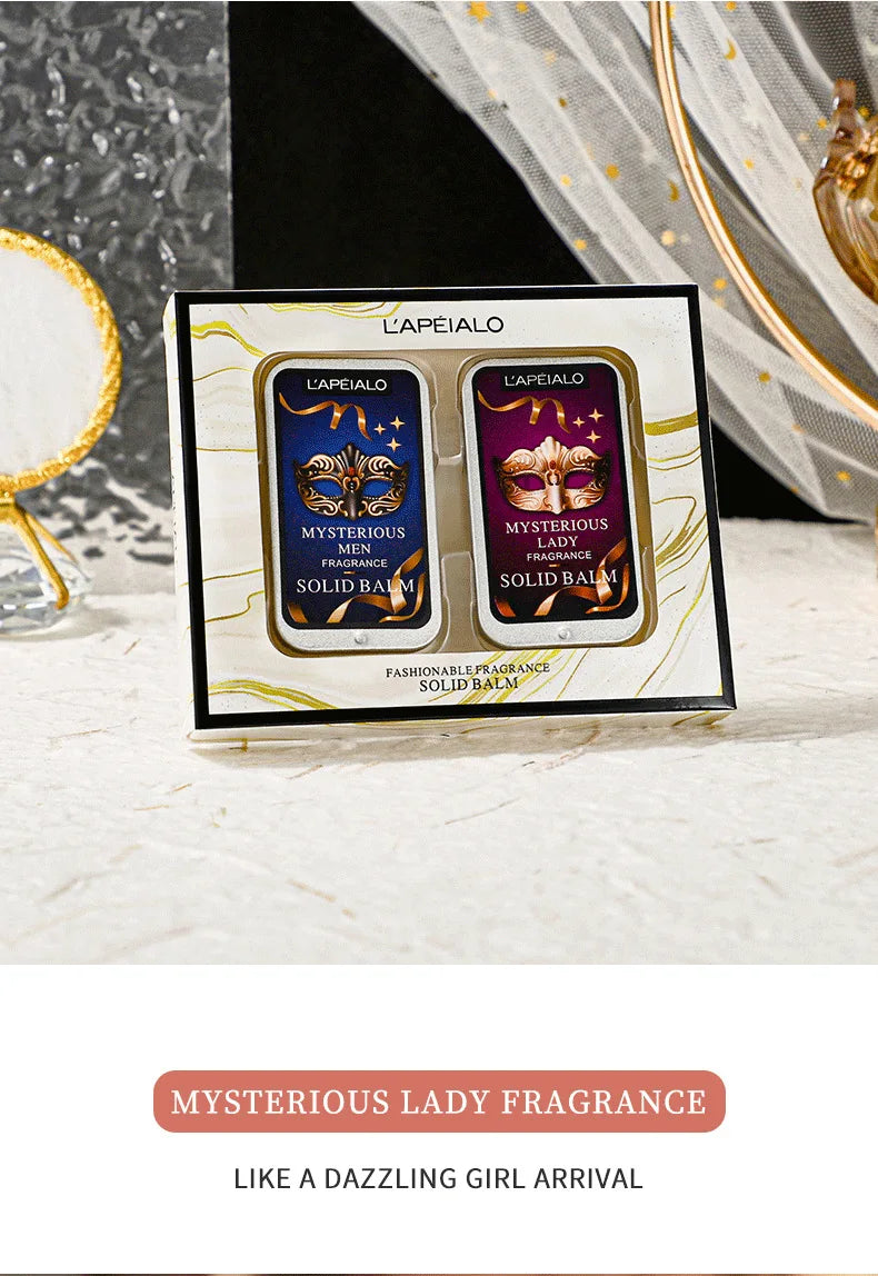 Portable Long-Lasting Solid Perfume Balm Set