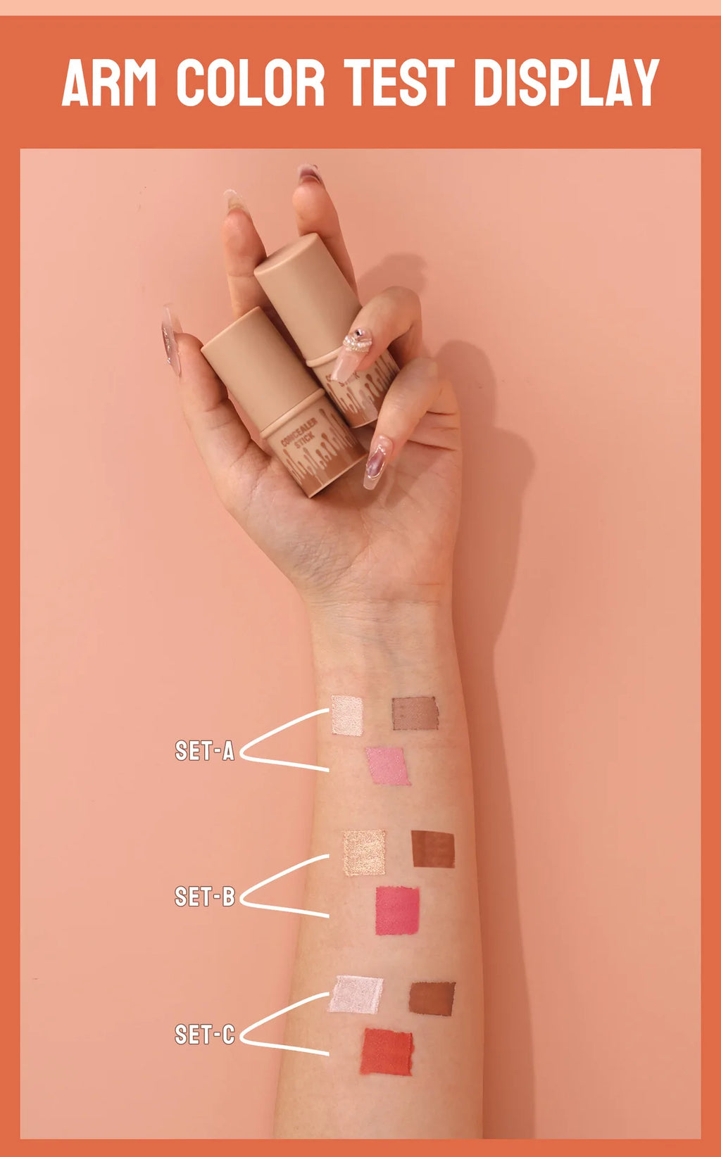3-Piece Face Contouring and Highlighting Makeup Set