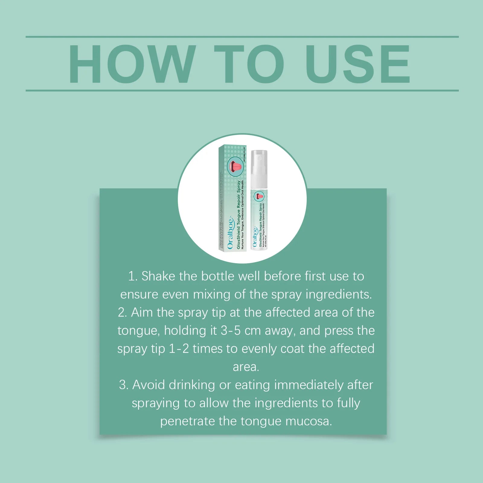 Refreshing Tongue Care Spray for Bad Breath and Oral Health - 12
