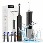 Electric Toothbrush and Water Flosser Set for Oral Care