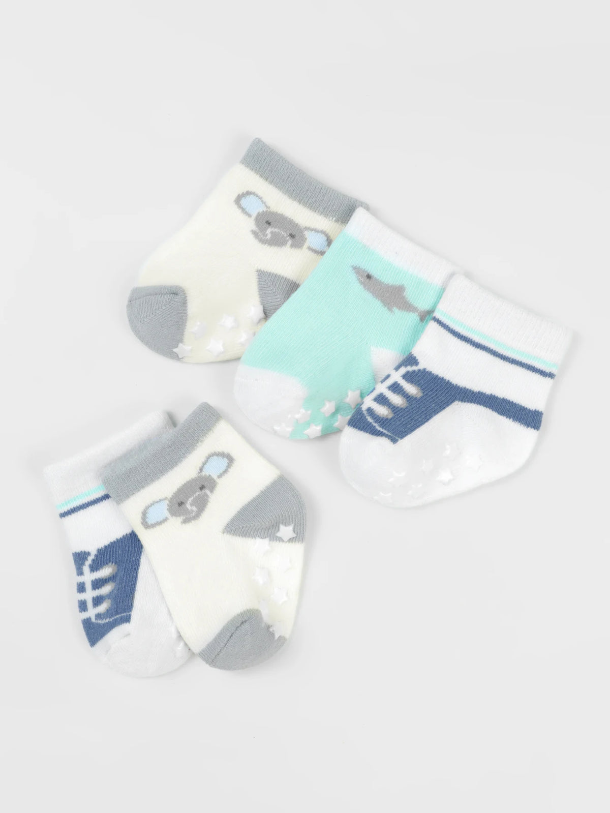 Anti-Slip Cotton Socks for Newborns and Infants