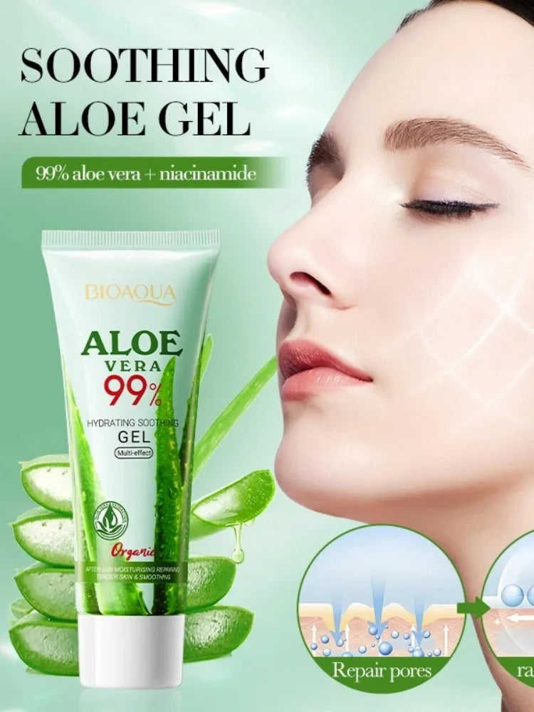 Hydrating Aloe Vera Soothing Gel for Face and Body