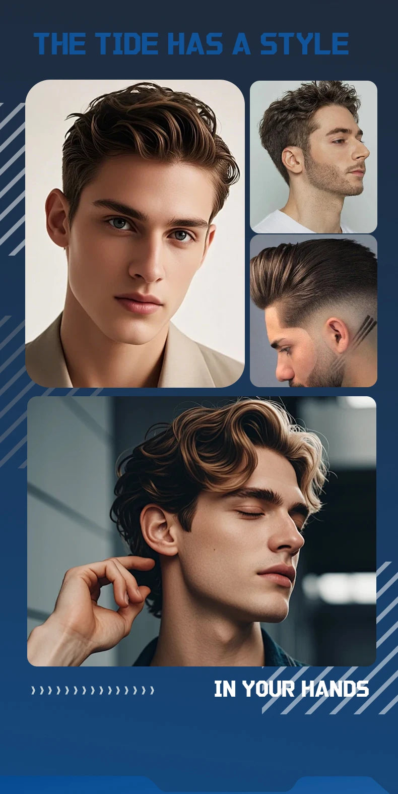 Strong Hold Hair Styling Wax Stick for Men - 12