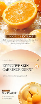 Vitamin C Brightening Face Serum for Radiant Hydrated Skin