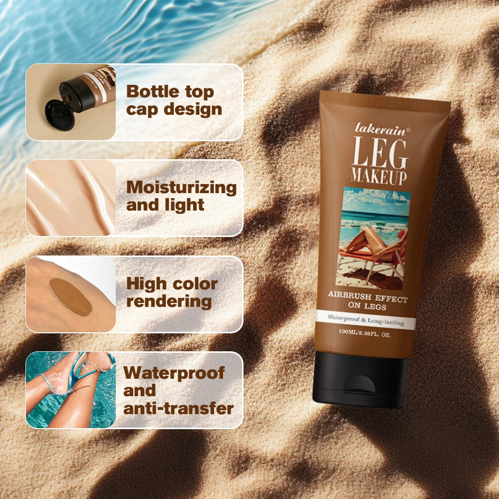 Waterproof Leg Makeup Foundation for Flawless Skin