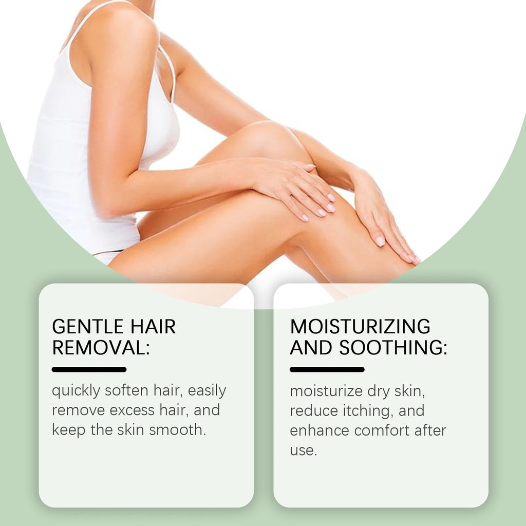 Painless Aloe Vera Hair Removal Cream for Smooth Skin