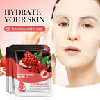 10-Piece Fruit Essence Hydrating and Brightening Facial Mask Set