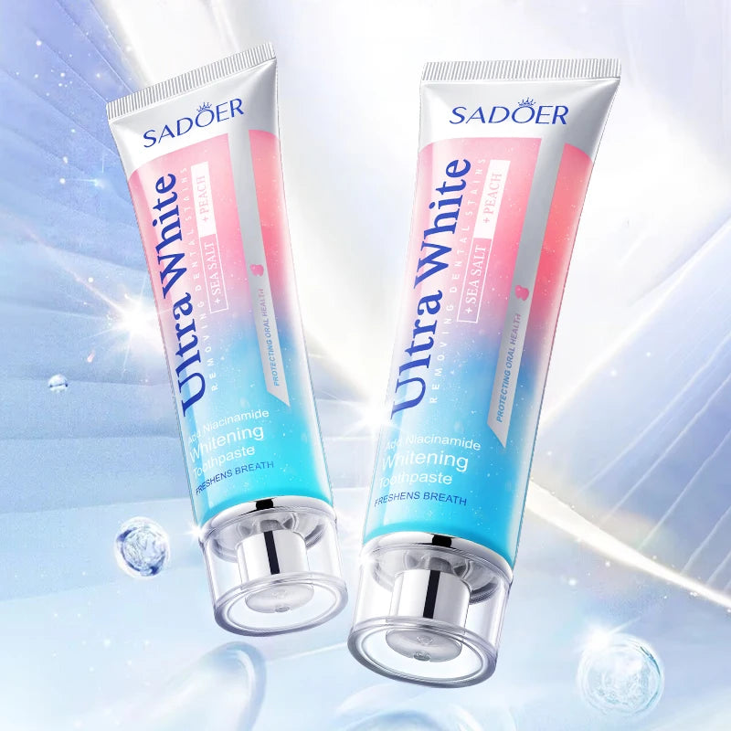 Sea Salt Peach Whitening Toothpaste for Daily Oral Care - 5