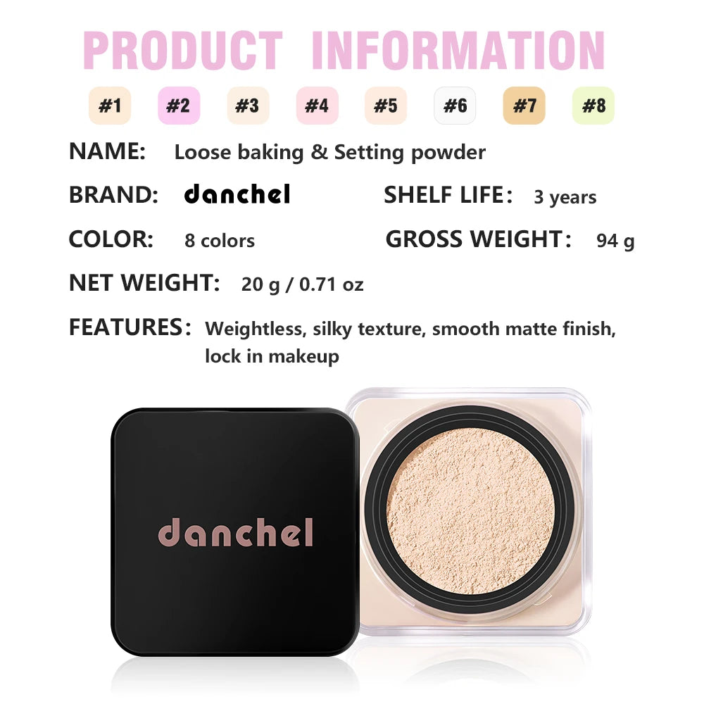 Matte Loose Setting Powder for All-Day Shine Control