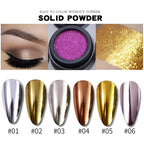 Chrome Mirror Effect Metallic Nail Art Glitter Powder
