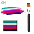 Rainbow Striped Face and Body Paint Palette