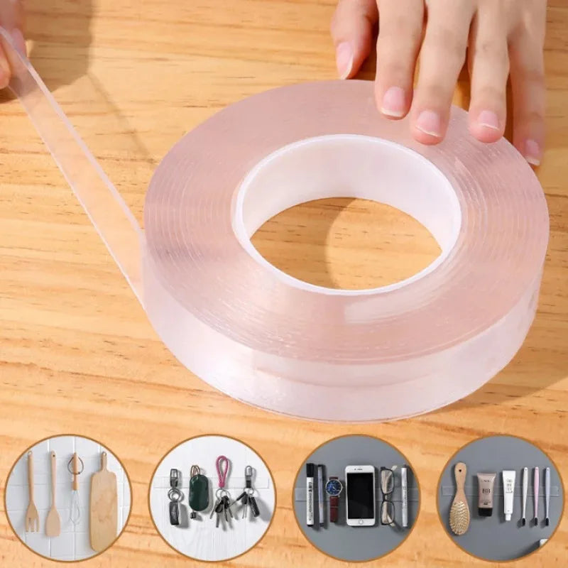 Reusable Transparent Double-Sided Nano Mounting Tape - 2