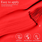 Long-Lasting Red Gel Nail Polish