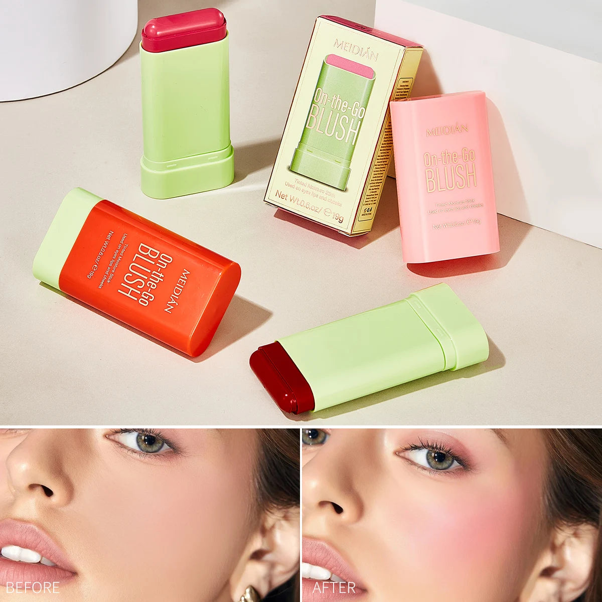 3-in-1 Tinted Moisturizing Blush and Lip Stick