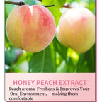 Portable Peach Flavored Mouthwash Sachets for Fresh Breath