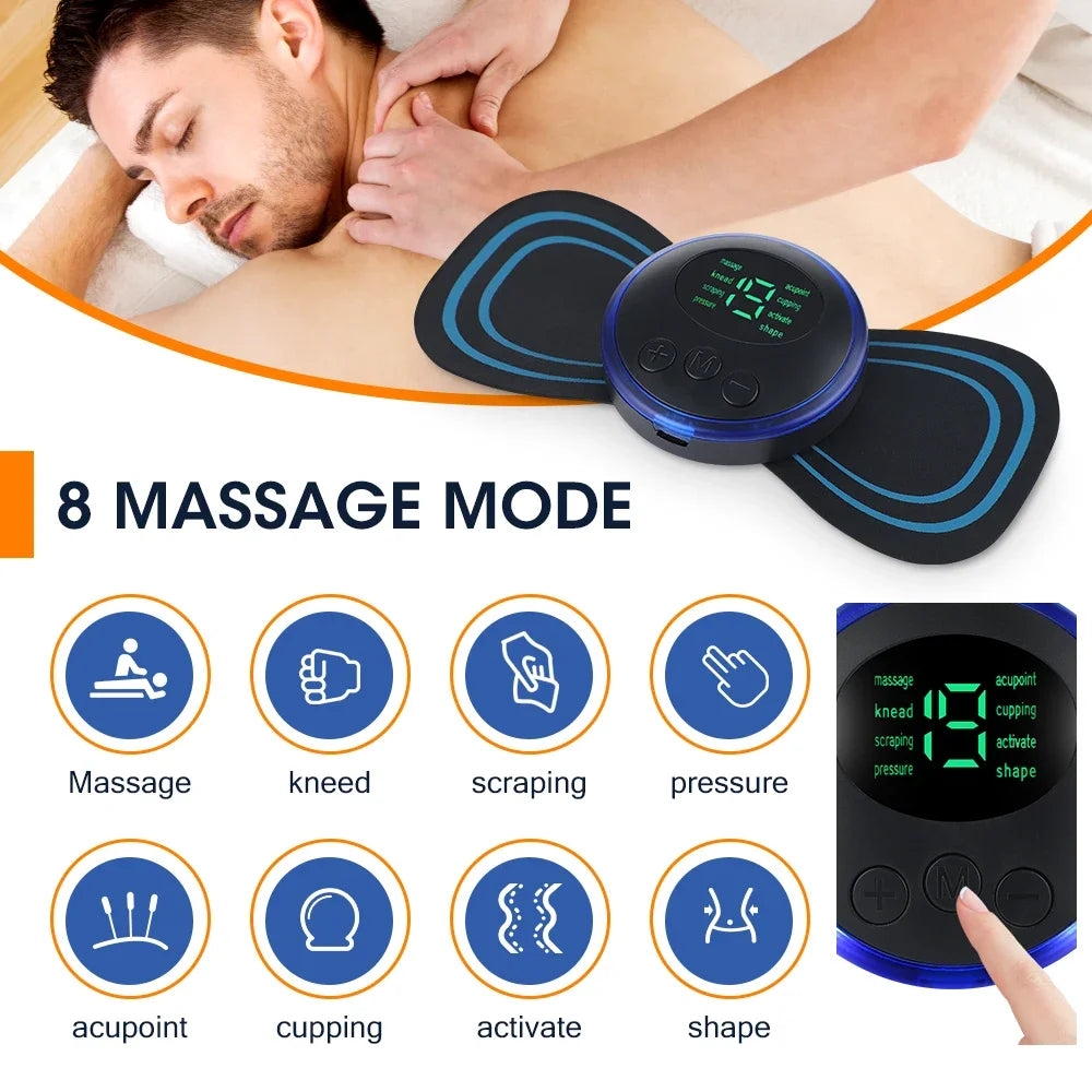 Portable Electric EMS Muscle Stimulator Massage Patch - 2