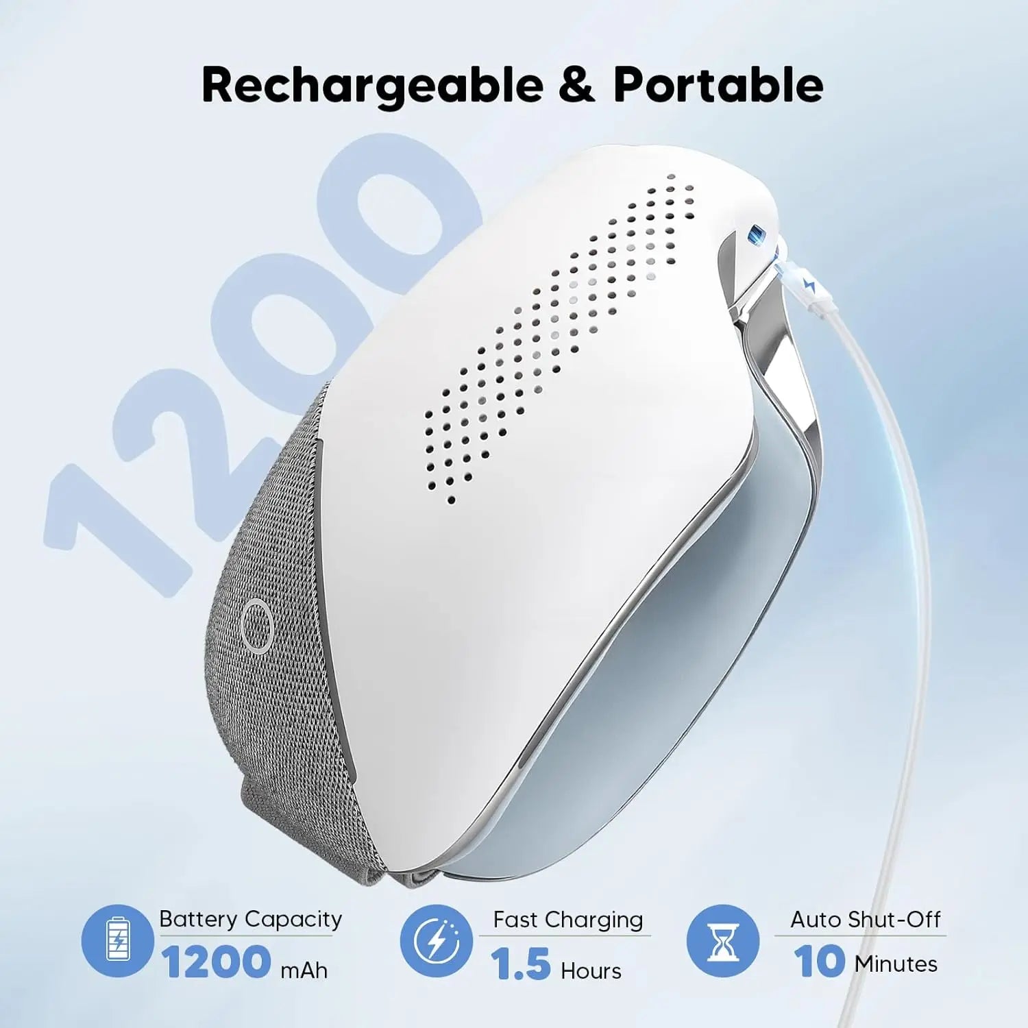 Rechargeable Airbag Eye Massager for Eye Strain and Relaxation - 4