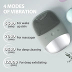 Electric Sonic Facial Cleansing Brush and Massager