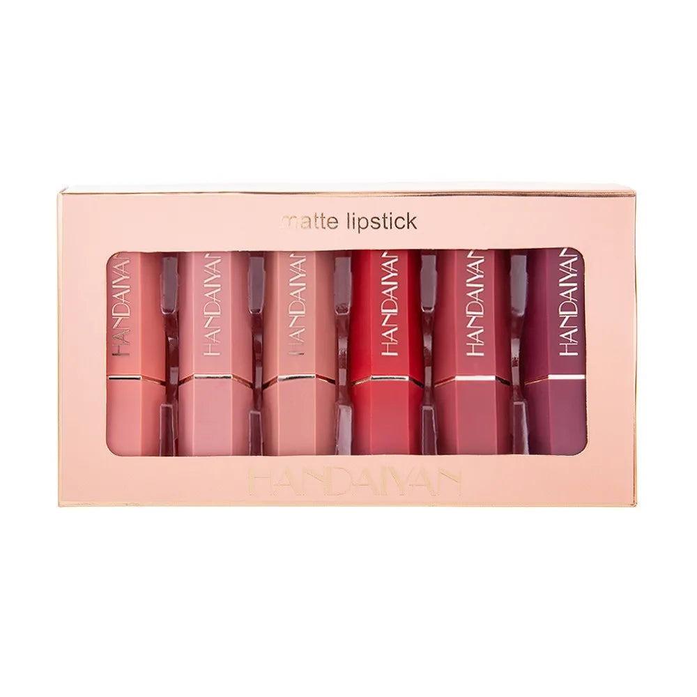 Velvet Matte Lipstick Set for Long-Lasting Wear