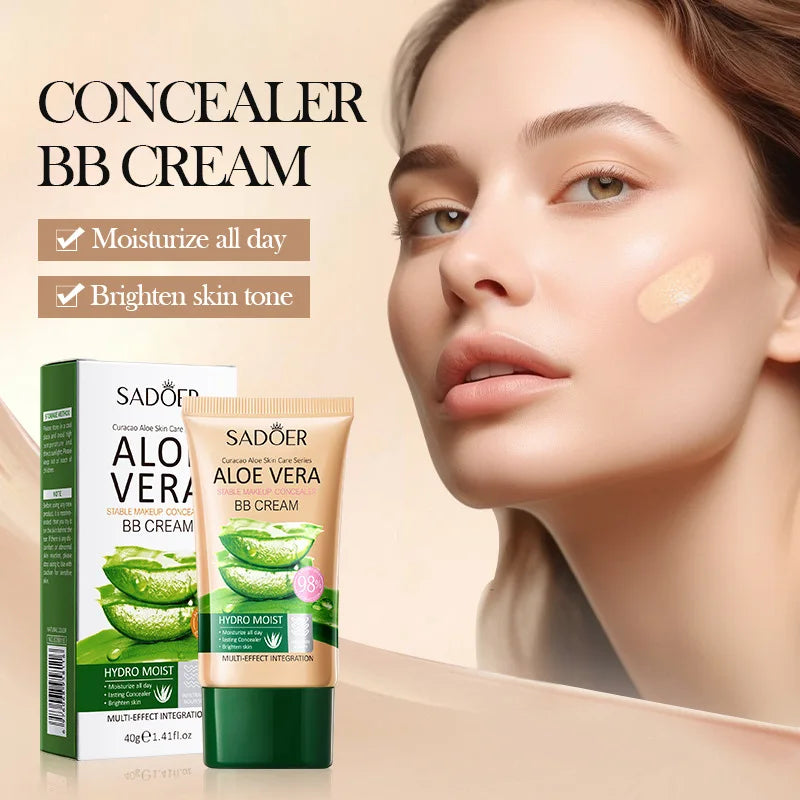 Aloe Vera Hydrating BB Cream Concealer for Flawless Coverage