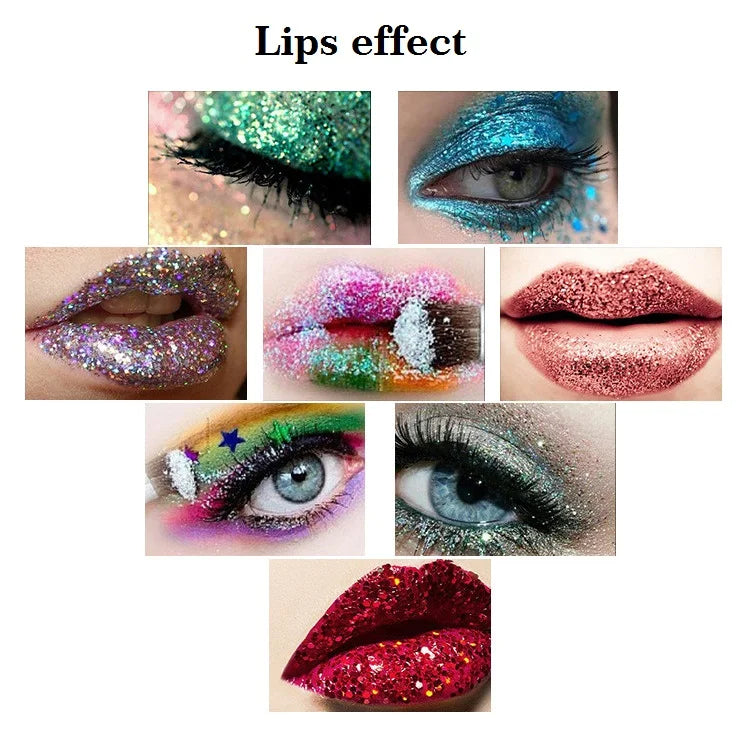 35-Color Professional Shimmer & Glitter Eyeshadow Palette - 10