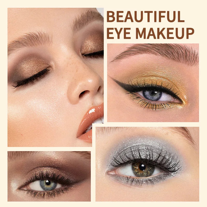 Waterproof Shimmer Eyeshadow Stick for Long-Lasting Eye Makeup - 5