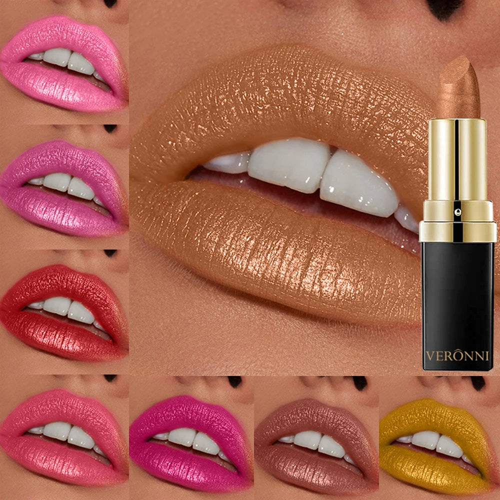 Shimmer Diamond Pearl Lip Gloss for Long-Lasting Shiny Lips - 1