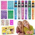 Temporary Glitter Tattoo Art Kit for Kids and Parties