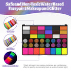 42-Color Professional Face and Body Paint Palette