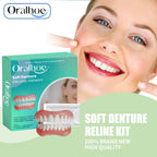 Flexible Cosmetic Silicone Denture Set for Instant Smile