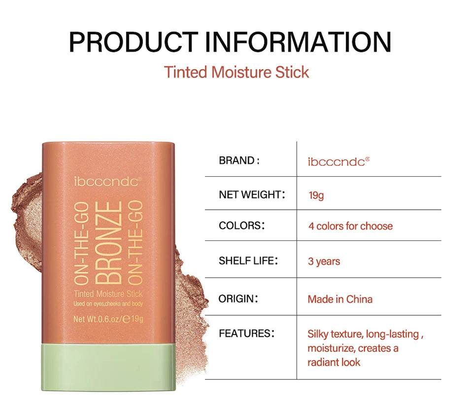 Multi-Purpose Face Sculpting and Bronzing Stick