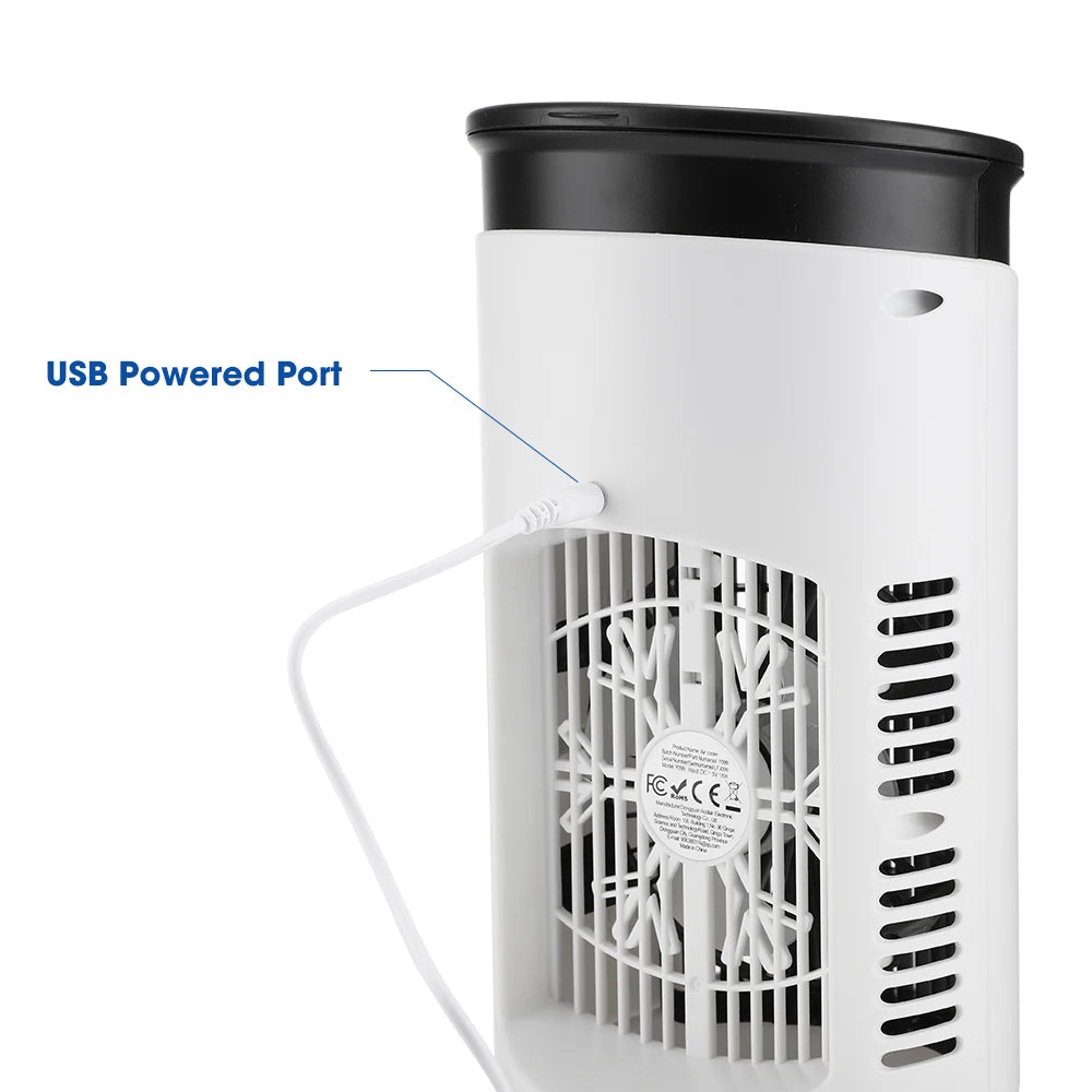 Portable Desktop Air Cooling and Humidifying Fan - 9