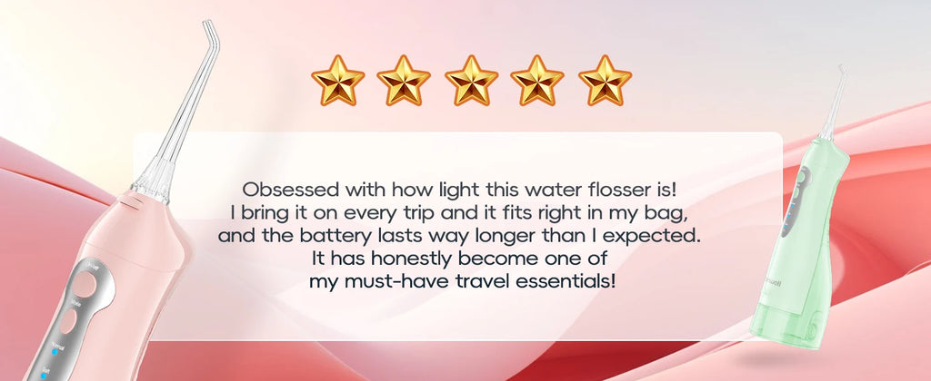Portable Rechargeable Electric Water Flosser for Teeth