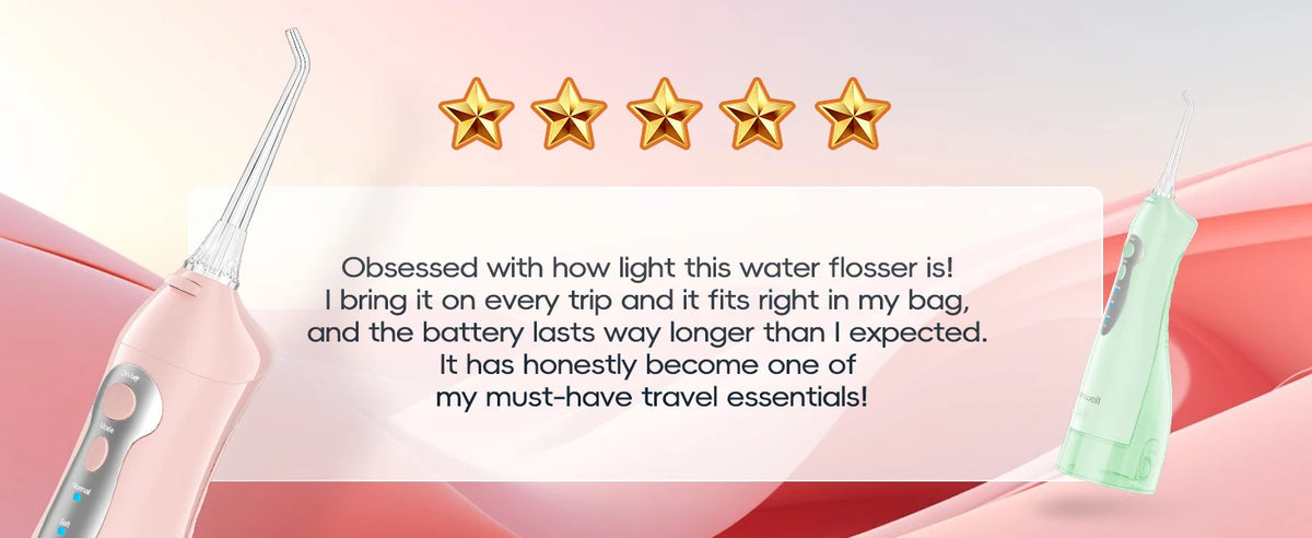 Portable Rechargeable Electric Water Flosser for Teeth