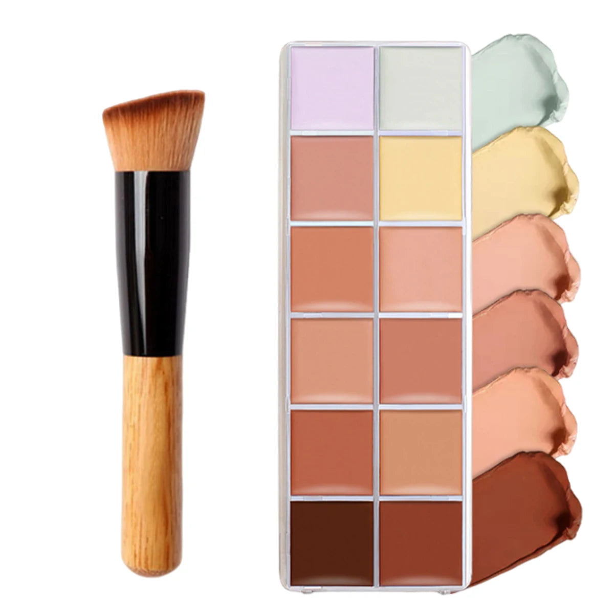 12-Color Professional Face Concealer Palette