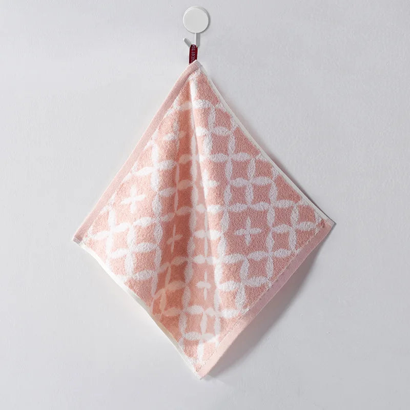 3-Piece Soft Absorbent Cotton Jacquard Bath Towel Set