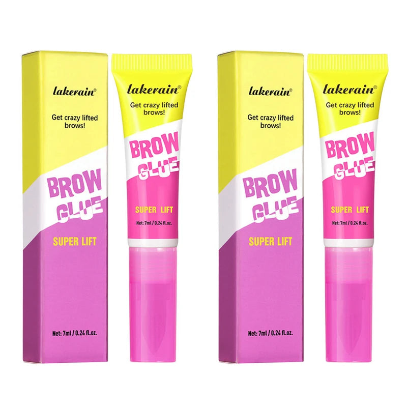 Long-Lasting Eyebrow Lamination Gel with Styling Comb